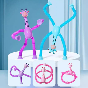 Trẻ Em Của Chống-Căng Thẳng Bóp Đồ Chơi Kính Thiên Văn Con Hươu Cao Cổ Đồ Chơi Giáo Dục Với Cốc Hút Căng Thẳng Cứu Trợ Quà Tặng Cho Trẻ Em - Product Image 2