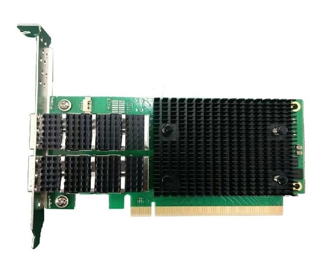 For Intel E810-CAM2 100G Dual Port QSFP28 PCIe4.0X16 Ethernet Card for HPC/AI Low Latency Network Adapter