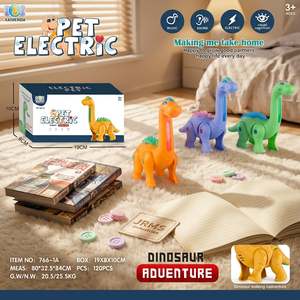 Jouet Puzzle Dinosaure Électrique en Plastique, Jouet Transformable pour Animaux de Compagnie avec Musique, Sons et Jeu Cognitif Visuel pour Enfants - Product Image 2
