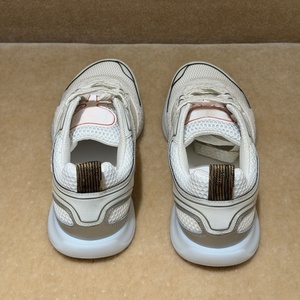Zapatos Deportivos de Lujo Blancos con Cordones de Malla y Punta Redonda, Diseño Transpirable para Todas las Temporadas - Product Image 2