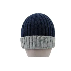 Groothandel Winter Mutsen 100% Acryl Wafel Kabel Gebreide Muts Voor Mannen