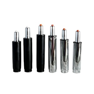 Vérin à <span class=keywords><strong>gaz</strong></span> robuste en acier inoxydable de classe 4 pour chaise de bureau pivotante, course de 300 mm, revêtement PU noir, levage rapide - Product Image 1