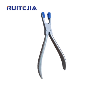 Pince d'installation pour lunettes sans monture, capable de presser et façonner les embouts en caoutchouc des verres, les goujons de monture et les branches – Outil essentiel - Product Image 1