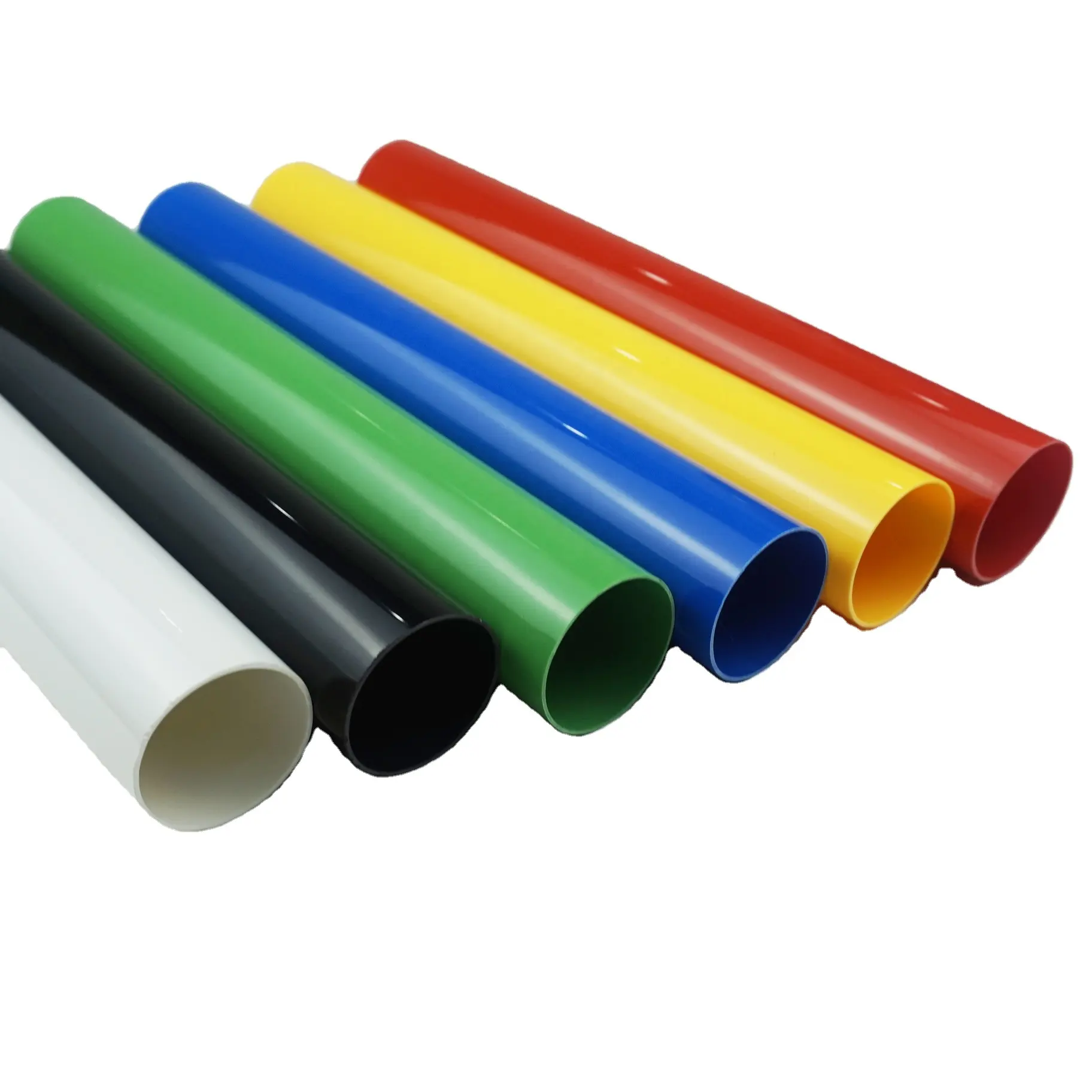 YQ furniture grade PvC Pipe colored PVC square tube water plastic pipes tube Extruded exhaust pipe ABS PVC PC PP PPSU PET PMMA
