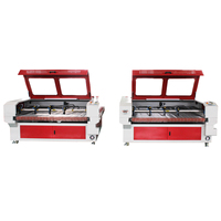 Máquina de Corte Láser CNC Automática de 4 Cabezales para Tejidos de la Industria Textil - MC 1610 Compatible con AI PLT para Metal, Madera y Goma