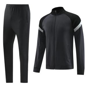 Ensemble de survêtement vintage à manches longues et <span class=keywords><strong>fermeture</strong></span> <span class=keywords><strong>éclair</strong></span> intégrale pour hommes et femmes, imprimé léopard, automne-hiver, veste 100% - Product Image 2