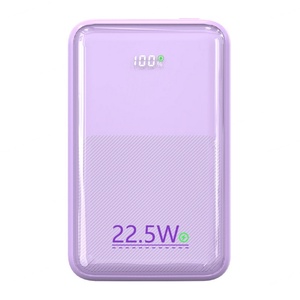 Batterie externe portable ultra-fine 20000mAh 22.5W avec sortie Type C, charge super rapide, affichage numérique LED pour l'extérieur - Product Image 1