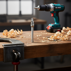 Fresa Rotativa de Punta Esférica Ttake Ab8500, Diámetro de 12.7 mm, Longitud de 25 mm, Corte Z6, para Metal, Madera y Plástico - Product Image 3