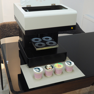 NOUVELLE Imprimante alimentaire 3D DIY Machine d'<span class=keywords><strong>impression</strong></span> à jet d'encre Biscuits Macaron Gâteau au chocolat Boisson Imprimante alimentaire <span class=keywords><strong>A4</strong></span> Café GRATUITE Encre comestible - Product Image 3