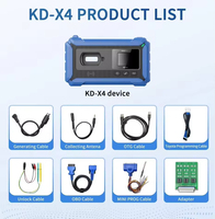 Programmateur de clés universel KEYDIY KD-X4, prend en charge la copie de télécommandes, le déverrouillage de clés, la programmation IMMO, la fréquence, la collecte de données supplémentaires