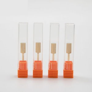 Foret à ongles en carbure de tungstène doré à tête lisse de 3/32 pouces pour l'élimination du gel acrylique - Product Image 6