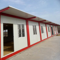 Maison conteneur résidentielle, magasin de proximité rapide LCL, villa mobile rurale, boutique de location de maisons conteneurs avec auvents ombragés