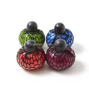 Pelotas Antiestrés de <span class=keywords><strong>Malla</strong></span> Marca JO, 5-7 cm, Juguetes Blandos de TPR Color Uva, para Niños de 8 a 13 Años, Alivio del Estrés - Product Image 2