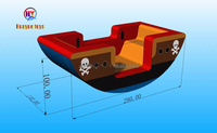Vente flash : Bateau pirate gonflable hermétique, balançoire viking pour enfants et adultes, château gonflable pour enfants, château gonflable pour tout-petits