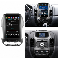 Radio Mobil Vertikal Tesla Android 13 12,1 Inci untuk Ford Ranger F250 2011-2015 Wireless CarPlay GPS DSP Navigasi Mobil Stereo Mobil