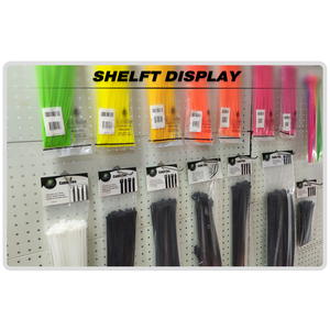 100 piezas de 7,4 pulgadas de nailon negro Zip Ties Heavy Duty 50lbs Fuerza industrial Bridas para cables para herramientas de limpieza de automóviles - Product Image 6