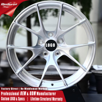 عجلات سبيكة فضية VS-5RS مقاس 15-22 بوصة 5x112 5x120 لسيارات BMW G20 G80 G82 F87 M2 M3 M4 M5 وأودي S3 وهوندا سيفيك Si أبيكس