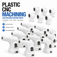 Pièces tournées et fraisées de précision, usinage CNC personnalisé, composants hybrides en nylon, POM, ABS, Delrin, plastique, métal, pièces en aluminium