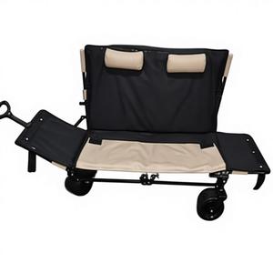 Carrito de Camping Plegable 3 en 1, Cama de Camping, Carrito Plegable Portátil con <span class=keywords><strong>Ruedas</strong></span> para Exteriores, Playa y Picnic - Product Image 1