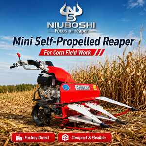 Cosechadora Autopropulsada Manual Adaptable a Múltiples Terrenos, Mini Segadora Agrícola Universal para Pendientes y Zonas Bajas - Product Image 1