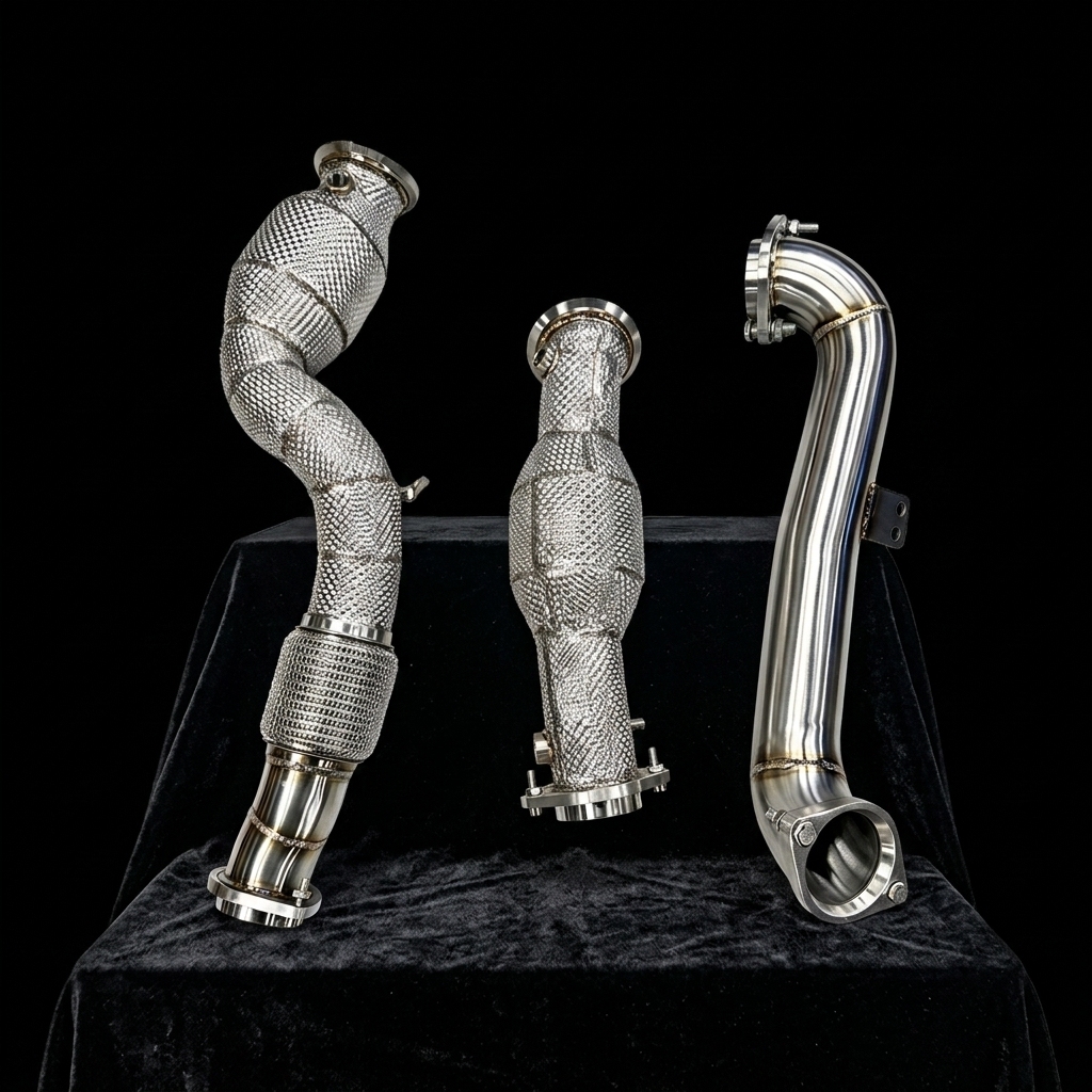 VantaFlow High Flow Catted Downpipe Exhaust System for BMW M2 G87 3.0T 2017-2019 Racing Performance Exhaust Pipes With 100/200/300Cell
