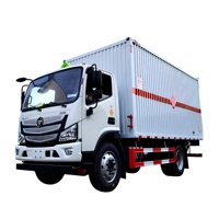 Camión de Transporte de Mercancías Peligrosas FOTON 4X4 4X2 de 5 a 15 Toneladas, Vehículo de Transporte de Productos Inflamables y Explosivos