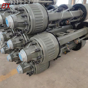 Ejes de Remolque de Acero Reforzado con Capacidad de Carga Máxima de 28T para Reemplazo - Product Image 5