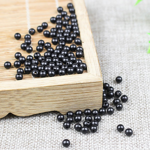 ลูกปัดไม้มะเกลือทรงกลมขนาด 4 มม. สำหรับทำสร้อยข้อมือ DIY อุปกรณ์เสริม - Product Image 3