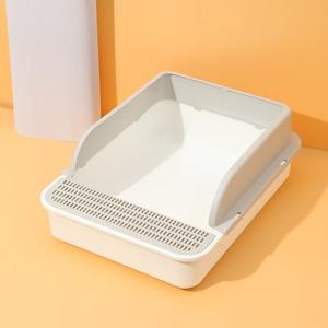 Arenero para Gatos de Gran Tamaño, Semicerrado, Engrosado, Más Profundo, Fácil de Limpiar, Gran Capacidad, Evita el Salpicado de Arena - Product Image 5