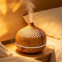 Diffuseur d'huiles essentielles 250 ml en gros, humidificateur, autonomie 8-16h, lumière LED 3 couleurs pour bureau, certifié FCC CE ROHS