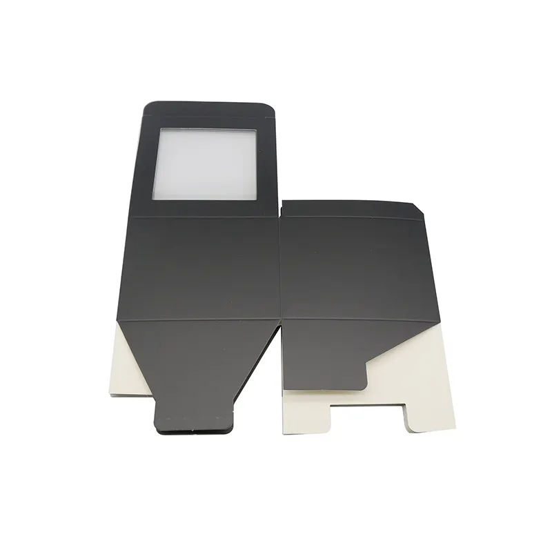 साबुन शैम्पू ओएम पैकेजिंग कॉस्मेटिक ग्लॉस आर्ट पेपर टक अंत त्वचा देखभाल बॉक्स अनुकूलित काले बक्से