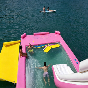 Piattaforma Galleggiante Gonfiabile di Alta Qualità per Yacht, Isola Ricreativa, Piattaforma per Pesca e Nuoto, Scivolo Acquatico per <span class=keywords><strong>Mare</strong></span> - Product Image 2