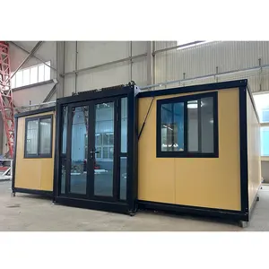 China prefab portable easy assembly 40ft extendable container house dormitory