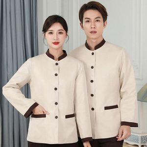 Combinaisons <span class=keywords><strong>de</strong></span> nettoyage design, vêtements d'automne et d'hiver, manches longues, hôtel, propriété, <span class=keywords><strong>ménage</strong></span>, chambre d'hôtes, personnalisable pour les deux sexes - Product Image 3
