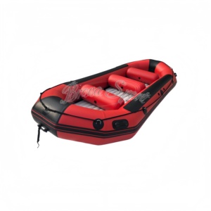 เรือยางล่องแก่งแบบพองลมสำหรับ 11 คน ขนาด 480 ซม. หนา 0.9/1.2 มม. พร้อมไม้พาย ลดราคาพิเศษ - Product Image 1