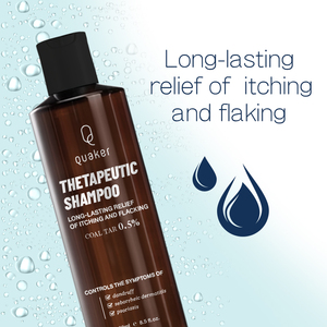 Qquaker Anti-Dandruff Seborreic <span class=keywords><strong>Dermatitis</strong></span> 0.5% Champú de alquitrán de hulla Tratamiento del cuero cabelludo Libre de escamas para hombres y mujeres - Product Image 3