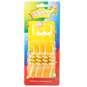 Barley Nuevo diseño Velas de <span class=keywords><strong>cumpleaños</strong></span> de excelente calidad Velas espirales metálicas <span class=keywords><strong>Cumpleaños</strong></span> en cera - Product Image 6
