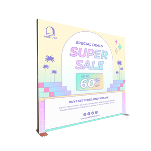 Custom LED <strong>Display</strong> Backlit Graphic <strong>Display</strong> Stand Frameless Collapsible Exhibition <strong>Display</strong> <strong>Light</strong> <strong>Box</strong> - Product Image 1