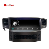 Lecteur DVD de voiture Navihua à écran tactile Android pour Lexus LX570 2007-2015 Autoradio 12.3 pouces Système multimédia de navigation GPS de voiture