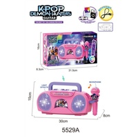 Clavier électronique éducatif pour enfants, thème Groupe de K-POP transfrontalier, avec 5 diapasons, en plastique
