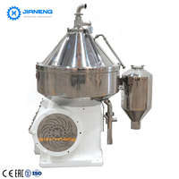 Séparateur centrifuge à disques automatique avec moteur et système PLC pour le traitement des produits laitiers, des boissons et des huiles, 1000-8000 L/h, haute productivité