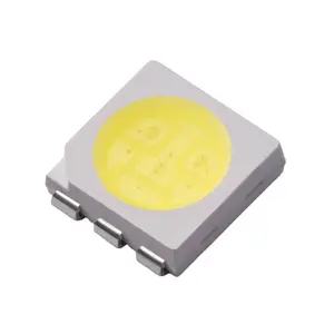 고품질 높은 빛난 5050 SMD LED 백색 0.2W 20-24lm 6000-6500k 5050 Led 빛 칩 다이오드 Led 램프 구슬
