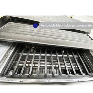 Parrilla de Gas de 2 Quemadores LGP, Parrilla Comercial de Gas con Piedras de Lava, Parrilla de Barbacoa con Piedras de Lava y Gabinete - Product Image 5