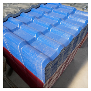 Lembar atap UPVC buatan tangan di terakota Merah Biru Putih Hitam Coklat abu-abu 2.0-2.5-3.0Mm ketebalan untuk Hotel ubin atap polos - Product Image 1