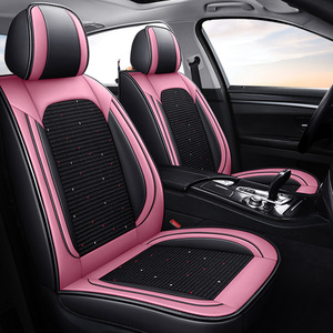 Housse de siège de <span class=keywords><strong>voiture</strong></span> universelle classique en tissu, ensemble complet, couleur personnalisée, protège et décore, convient à toutes les saisons, deux options de surface - Product Image 5