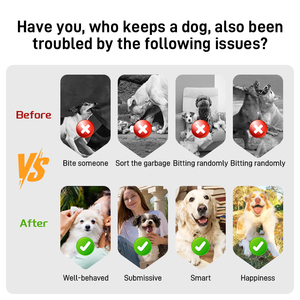 <span class=keywords><strong>Collar</strong></span> de Adiestramiento Electrónico para Perros, Resistente al Agua, con Sonido, Vibración y Luz Intermitente, Control de Ladridos, Ecológico y Seguro - Product Image 2