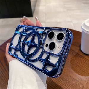 Nueva Funda Magnética para Teléfono con Diseño de Estrella y Revestimiento Colorido para iPhone 17 16 15 14 13 Pro Max con Cubierta Transpirable para Disipación de Calor - Product Image 6
