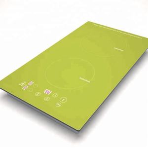 Table de cuisson à induction en verre céramique blanc, deux zones de cuisson, appareil de cuisson multifonctionnel pour la cuisine - Product Image 3