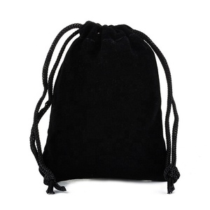 Pochette à bijoux en velours 9*12CM personnalisée sac à cordon en daim avec marquage à chaud pour emballage cadeau et affichage du logo - Product Image 5