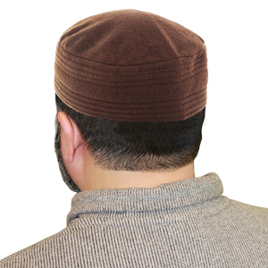 Chapeau de prière musulman en maille de coton respirant pour homme, léger, style Kufi, personnalisable, pour la mosquée et le quotidien - Product Image 4